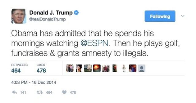 Определены 7 вредных привычек Обамы, которые есть и у Трампа