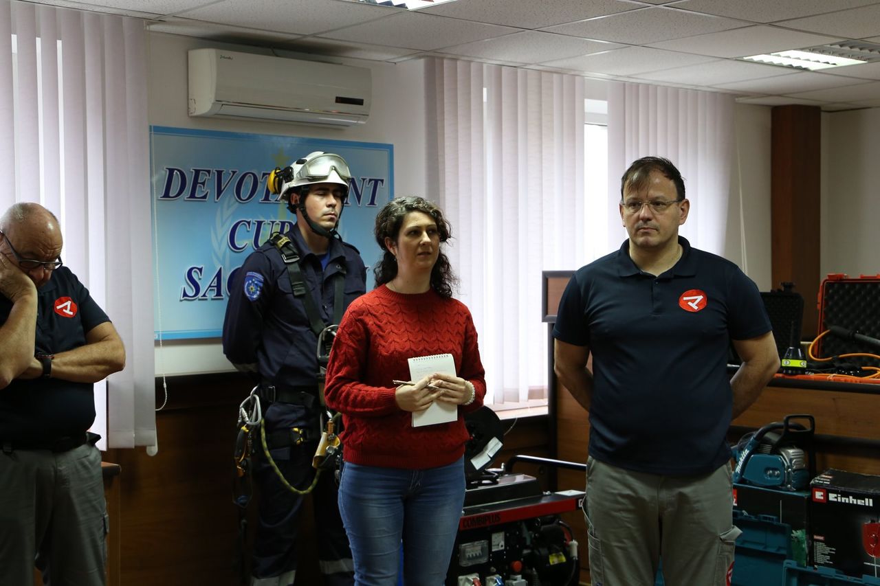 Молдавские спасатели получили спецснаряжение от швейцарской организации