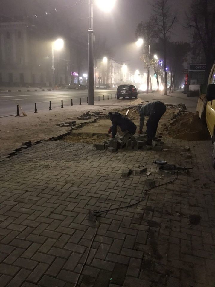 Генпримар: После сноса незаконного магазина в столице обновлен тротуар