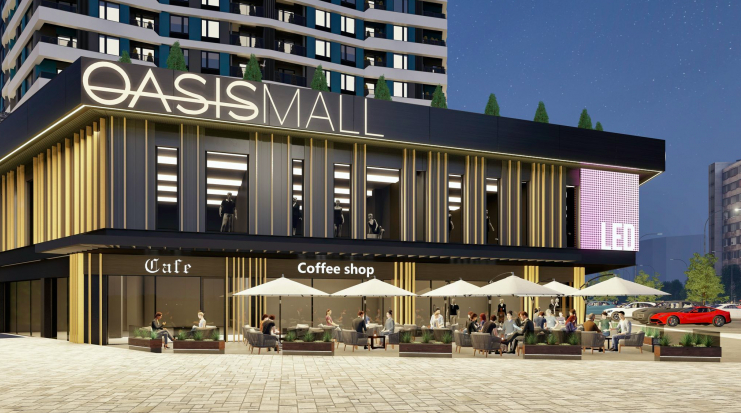 Oasis Shopping Mall - ультрасовременный концепт, не имеющий аналогов в Молдове