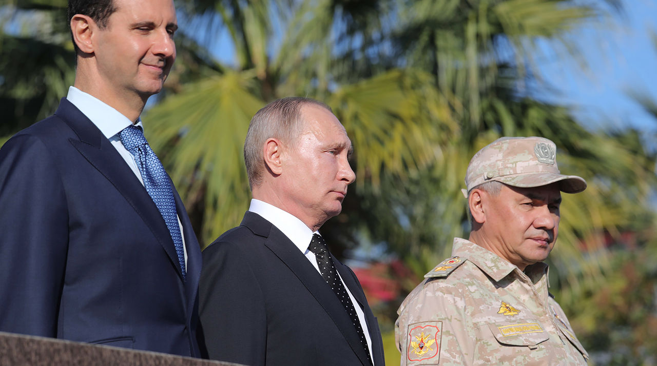 Путин впервые посетил авиабазу «Хмеймим» в Сирии