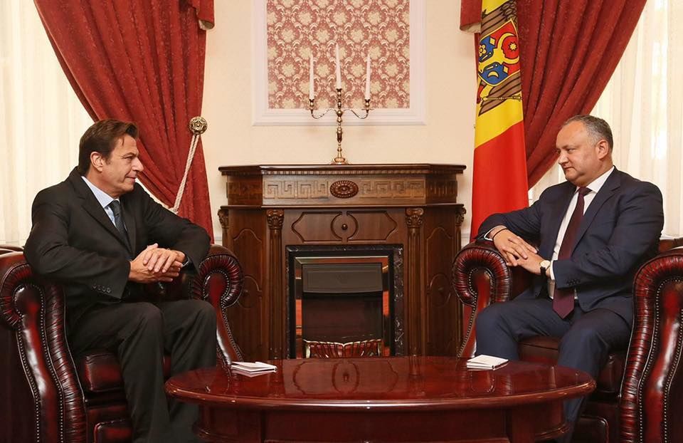 Президент Молдовы встретился с главой Офиса Совета Европы в Кишиневе