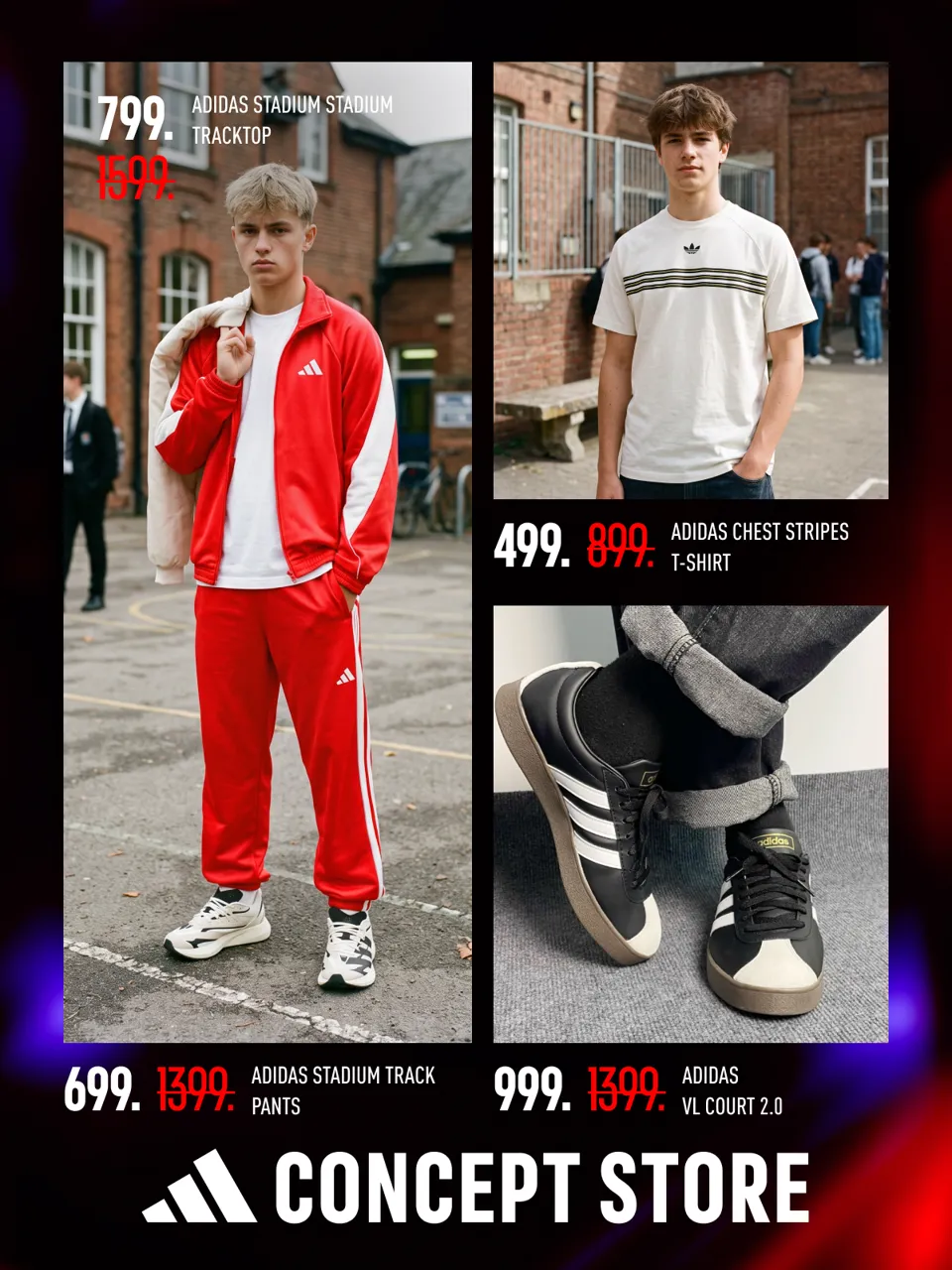 Аdidas Concept Store открылся в Grand Hall: Только 5 дней специальных цен