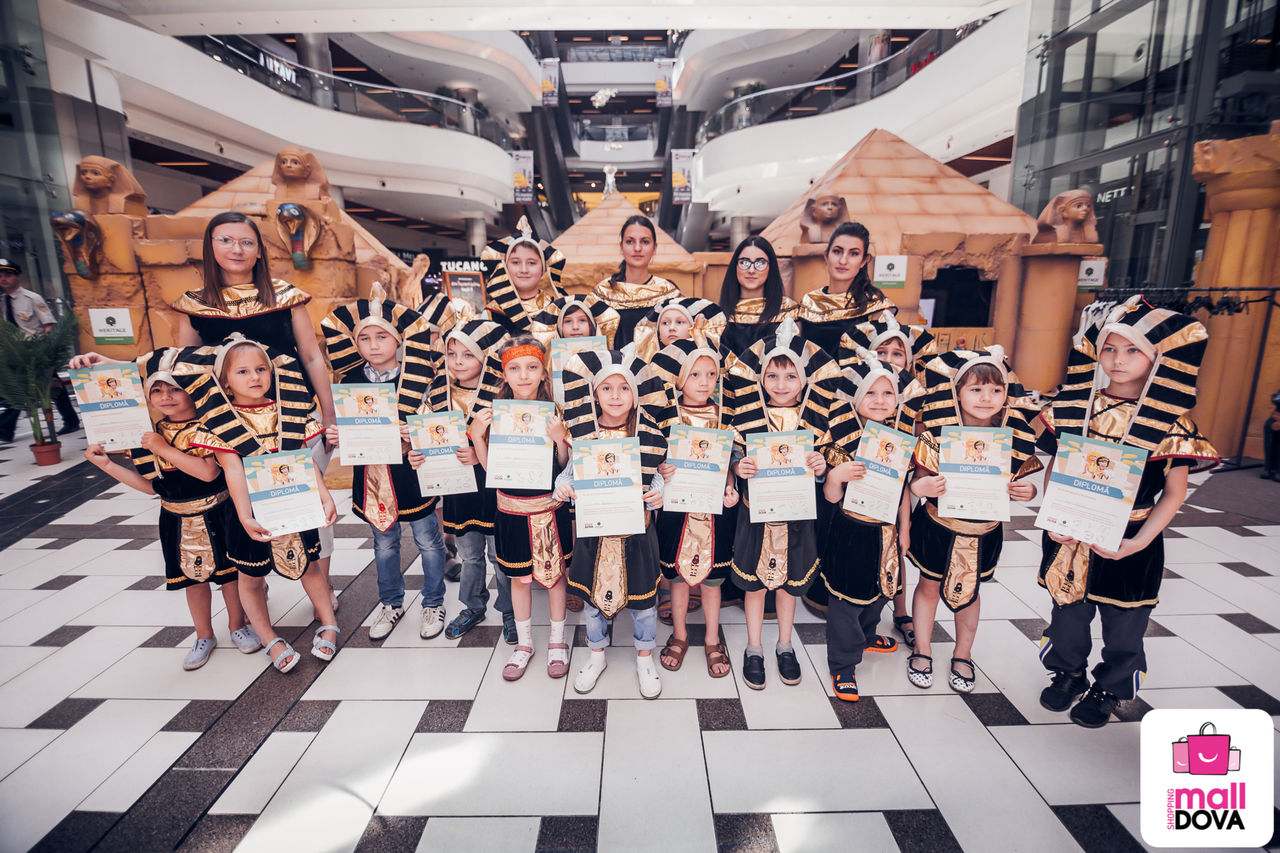 A fost dat startul expoziției interactive „Micii Faraoni” la Shopping MallDova
