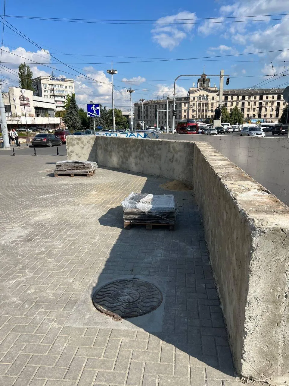 Начался ремонт подземного перехода на бульваре Штефана чел Маре