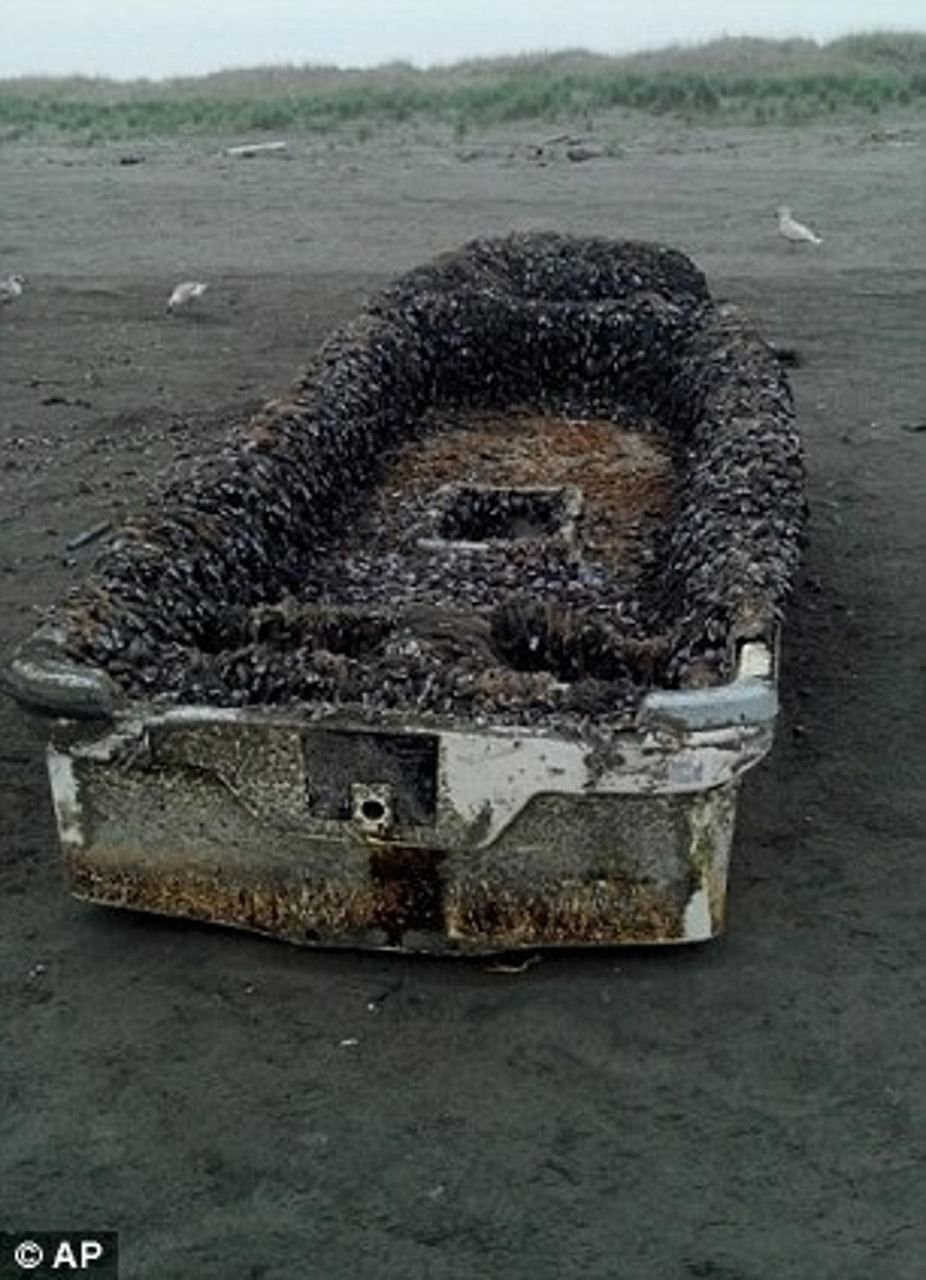 В Японии нашли лодку, унесенную цунами в 2011 году
