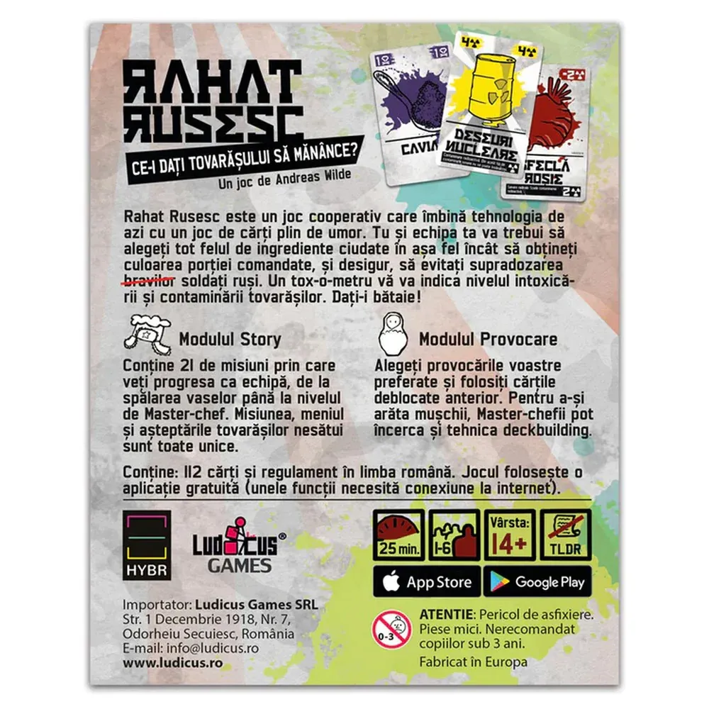 В Молдове с сайта книжной сети удалили карточную игру Rahat rusesc