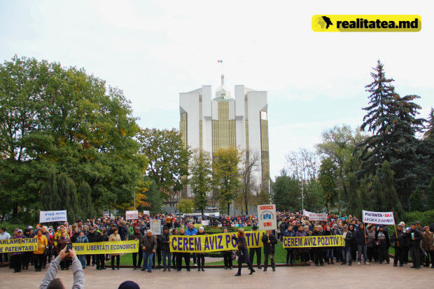 Патентообладатели протестовали у правительства и парламента