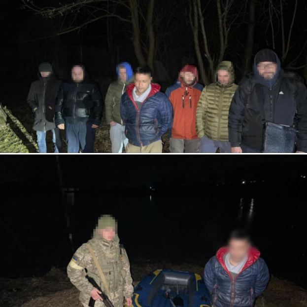 Погранполиция Украины задержала 14 уклонистов на границе с Молдовой