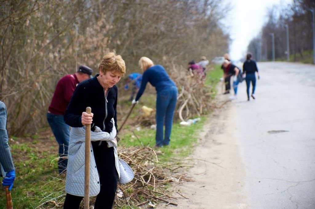В Оргееве были проведены работы по уборке и озеленению города