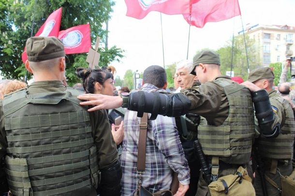 В Запорожье произошли столкновения между активистами