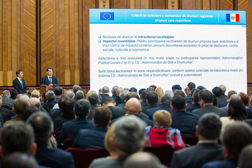 Drumuri bune pentru Moldova: Sectoarele de drum care vor fi reparate în 2018