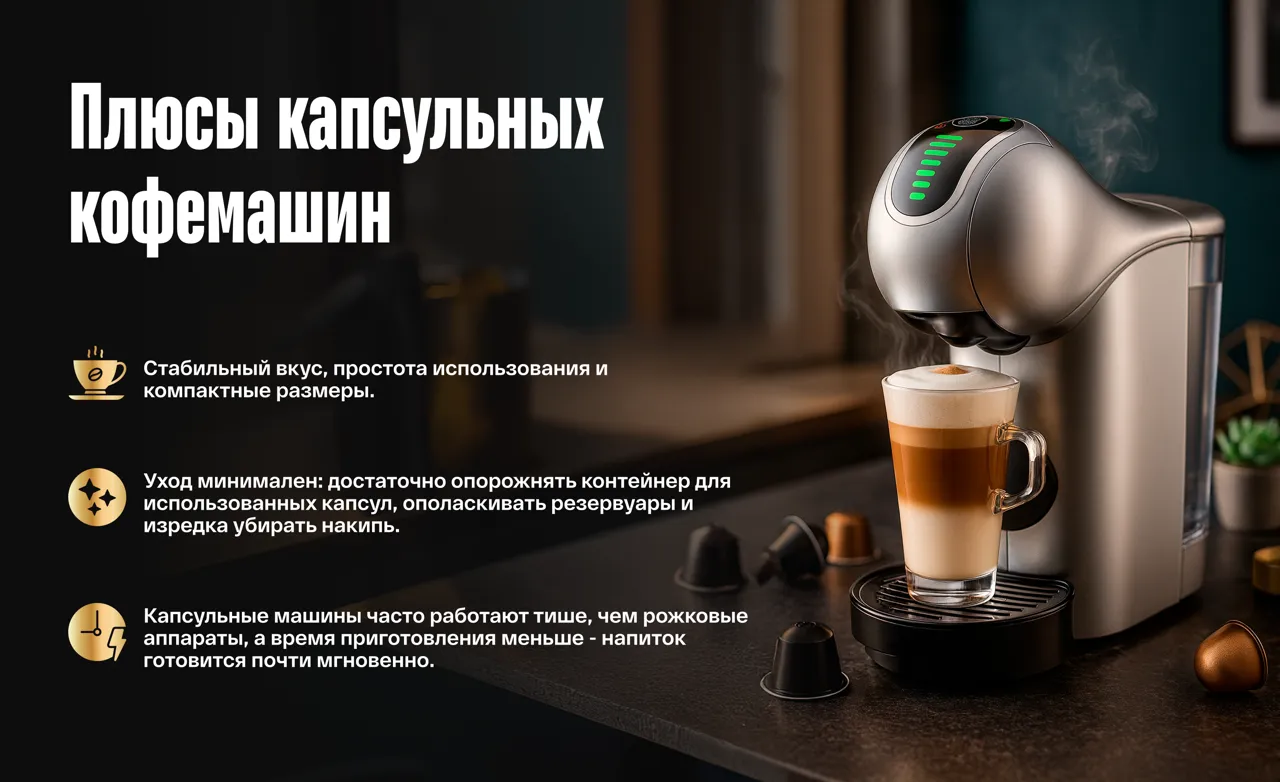Bomba: Капсульная или рожковая кофеварка - что вкуснее и где дешевле чашка кофе