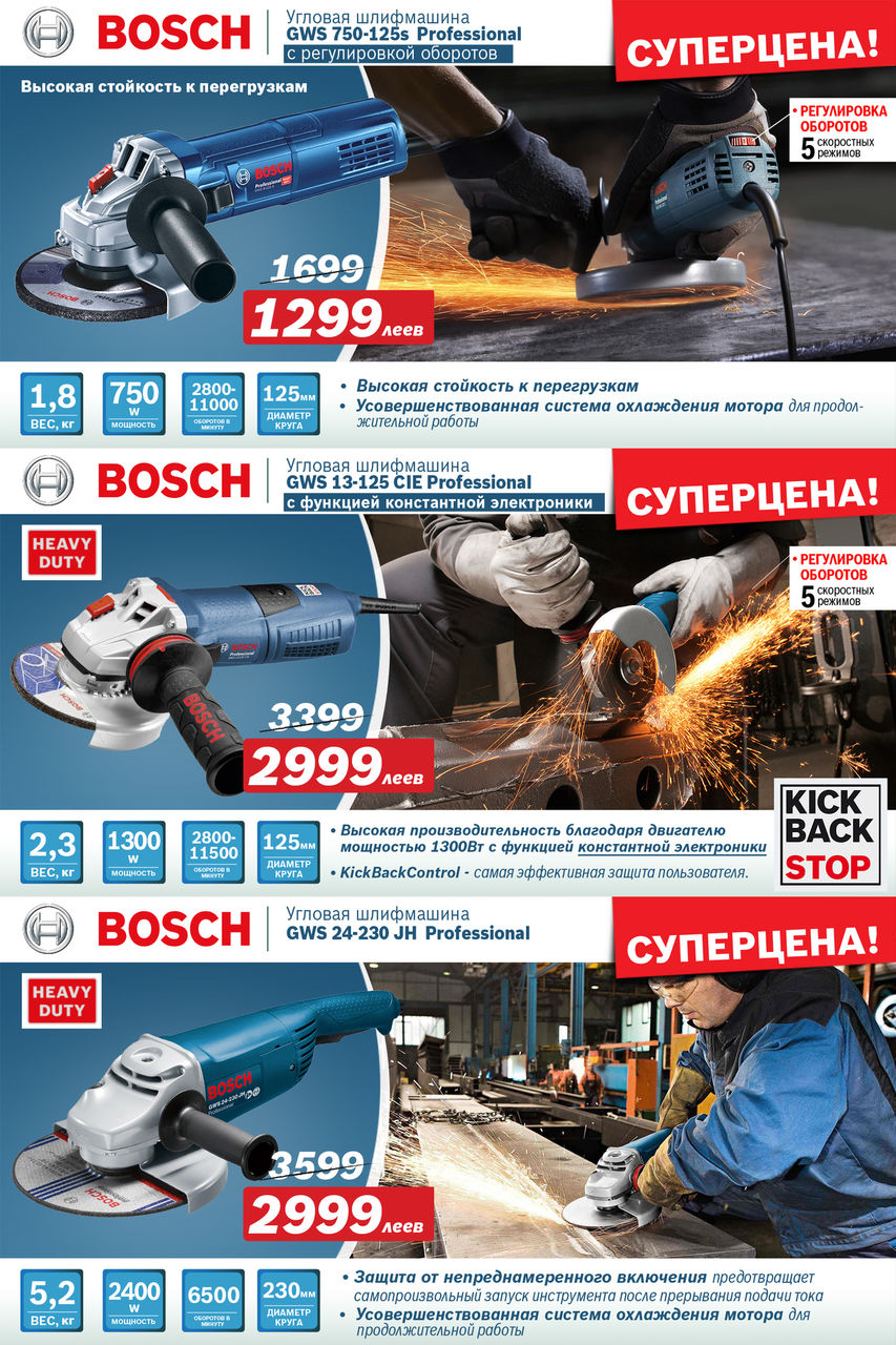 Bosch Siemens: Электроинструменты Bosch - новинки для профессионалов Ⓟ