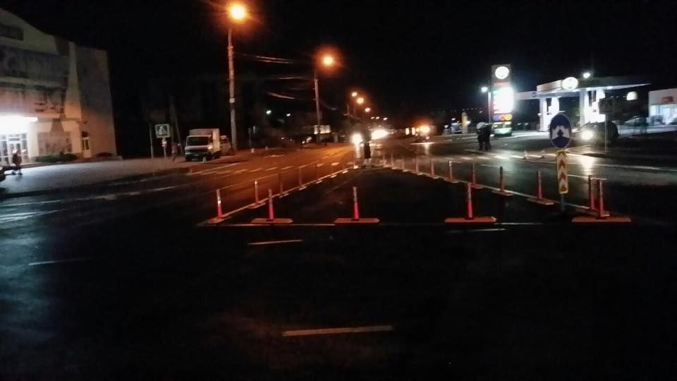 В Кишиневе появился новый перекресток с круговым движением