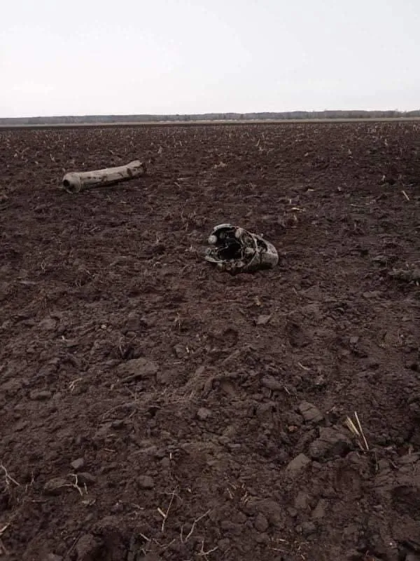 На территорию Беларуси упала ракета