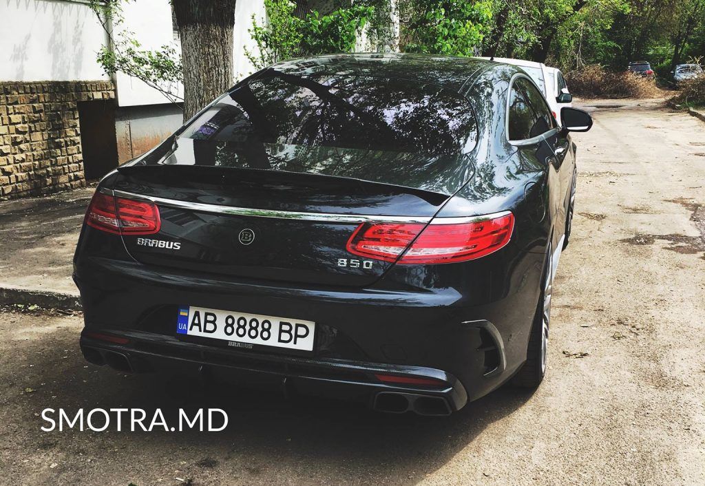 В Кишиневе запечатлели люксовое авто стоимостью 400 тысяч евро