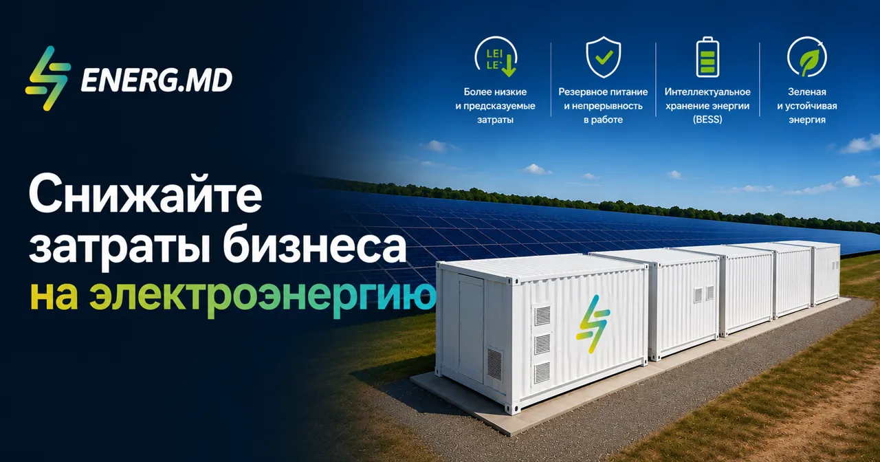 Energ.md: Как бизнесу снизить расходы на электроэнергию