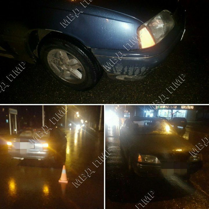 В городе Тигина произошла авария: водитель сбил женщину