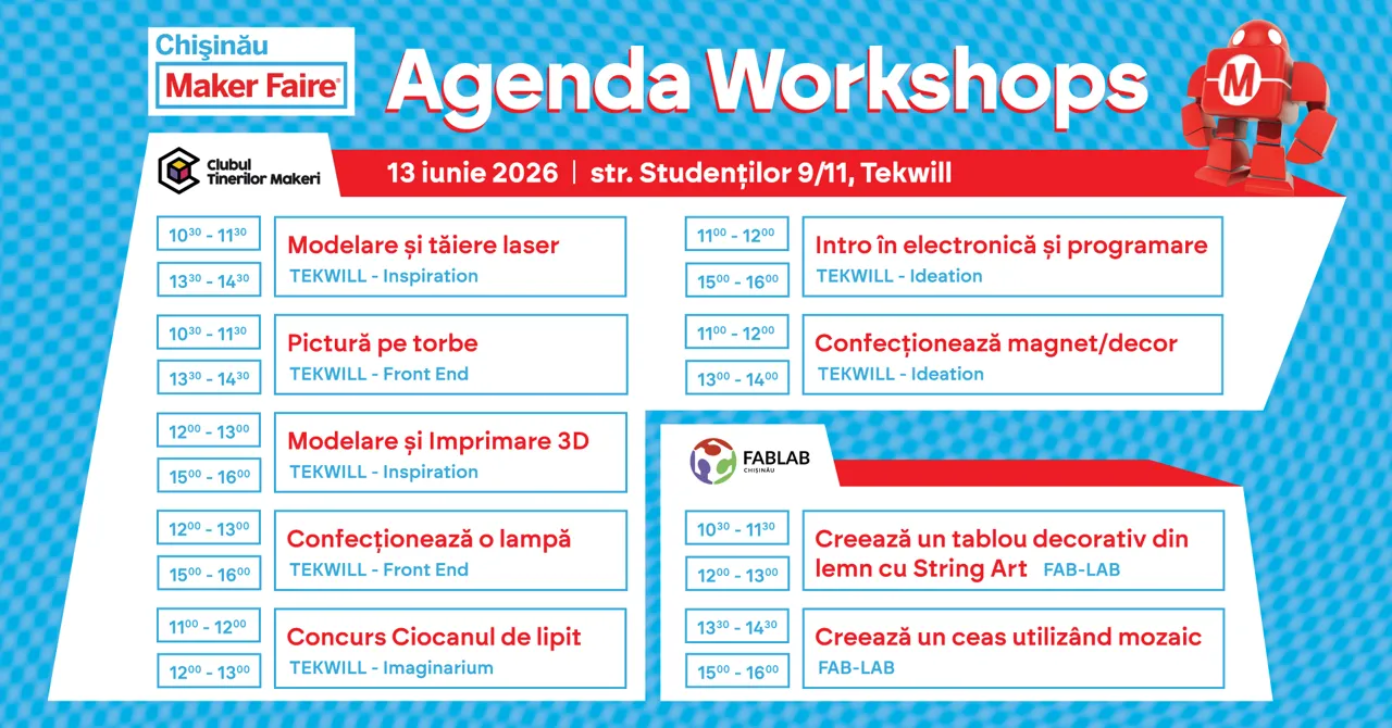 Chișinău Maker Faire: Cel mai mare festival al tehnologiei și creativității