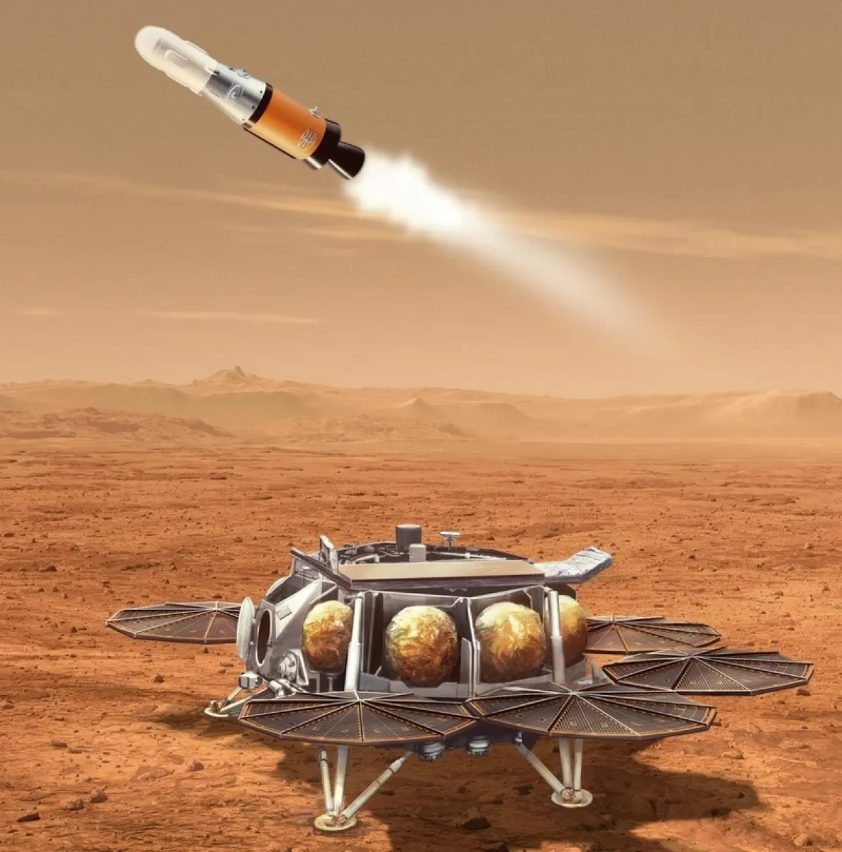NASA показало испытание новых ракетных двигателей
