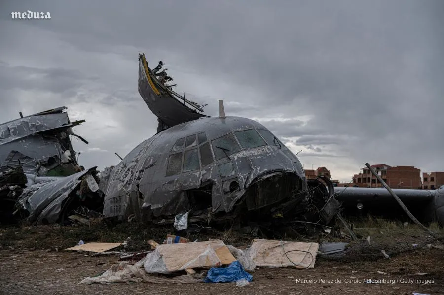 Bolivia investighează furtul a milioane de dolari dintr-un avion prăbușit