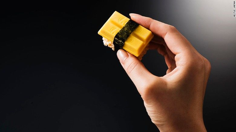 В Японии появились шоколадные суши с KitKat