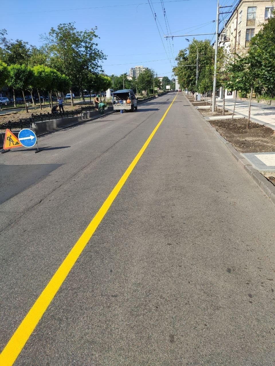 На улицах столицы появились полосы для общественного транспорта
