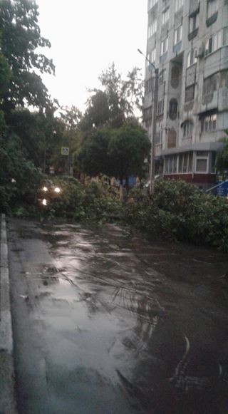 На север Молдовы обрушились дожди