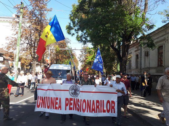 В Кишиневе прошел очередной протест оппозиции