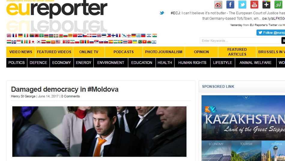 Eureporter о деле Илана Шора: Разрушенная демократия в Молдове