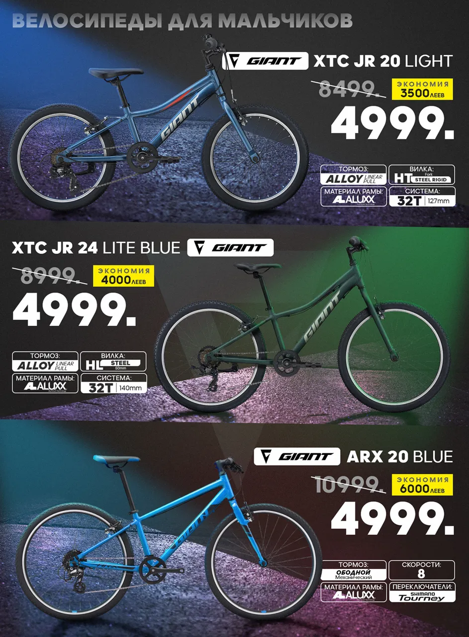 Giant Черная пятница: Скидки до -70%