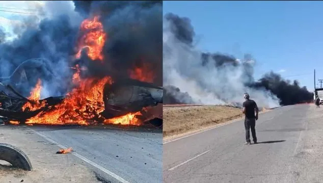 В Чили тушивший пожар самолет упал на шоссе и разбился