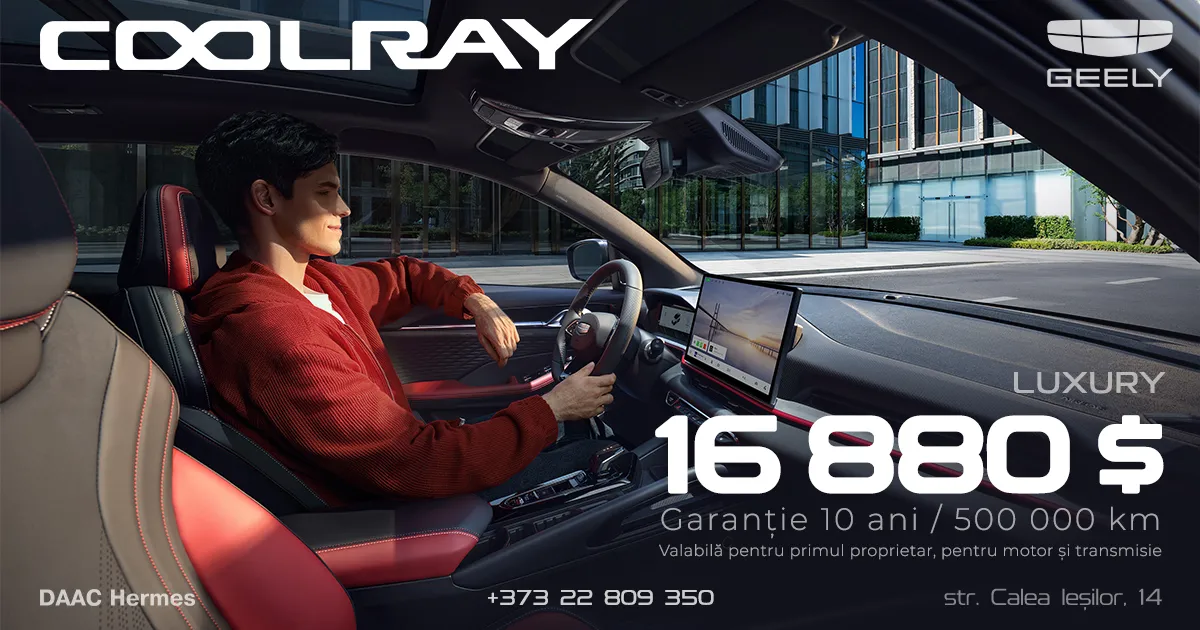 Geely Coolray cu garanție de 10 ani / 500.000 km — lider absolut al segmentului