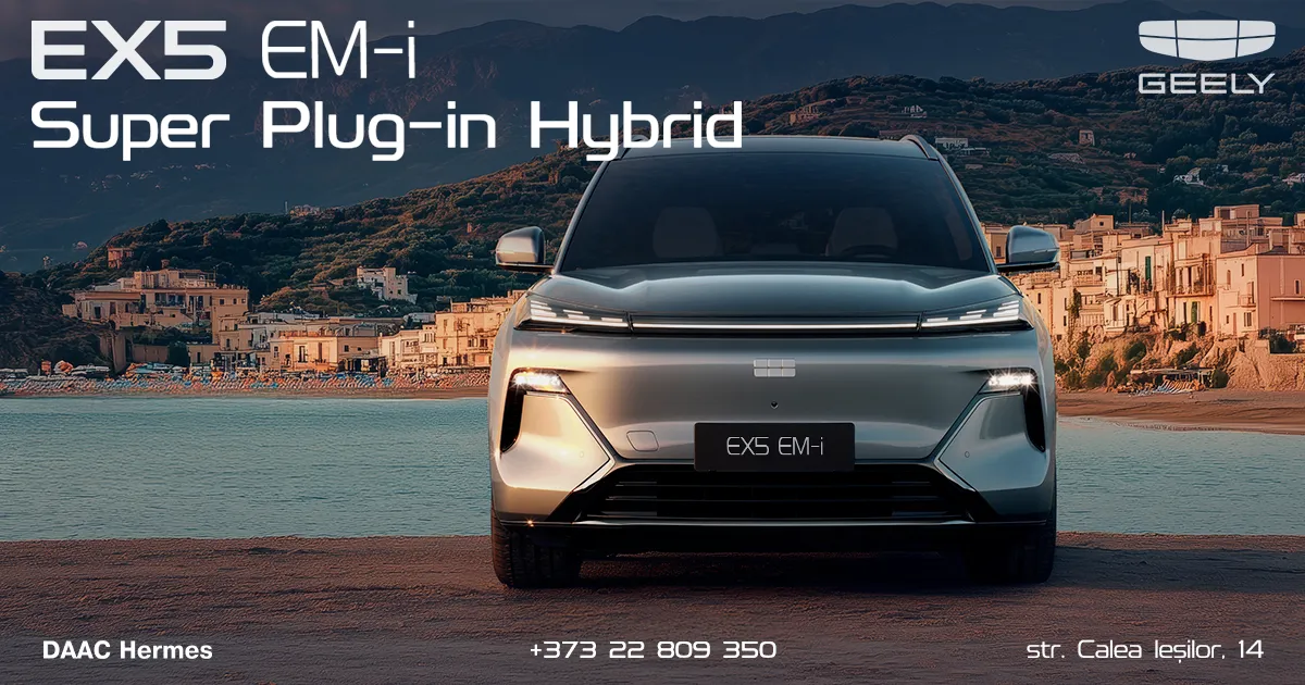 Super Plug-in Hybrid Geely EX5 EM-i a obținut dintr-odată patru premii prestigioase