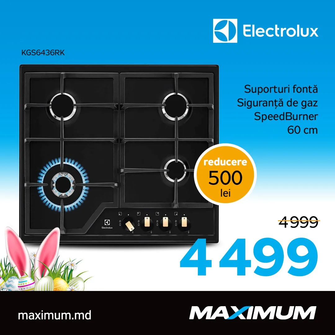 Maximum: Пасхальные предложения от Electrolux и AEG — рассрочка до 12 месяцев и суперскидки
