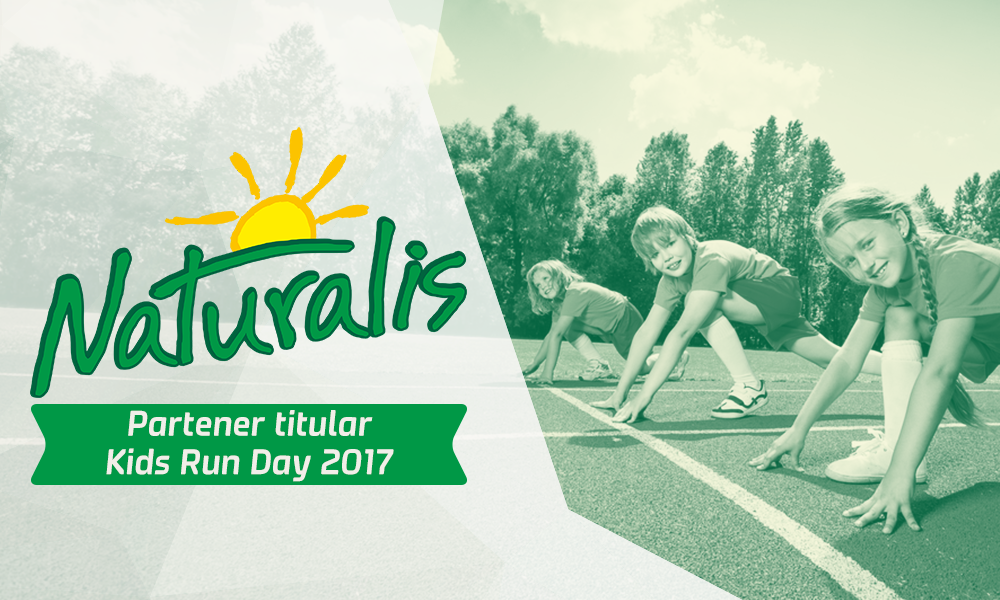 Naturalis a devenit partenerul titular al cursei pentru copii Kids Run Day