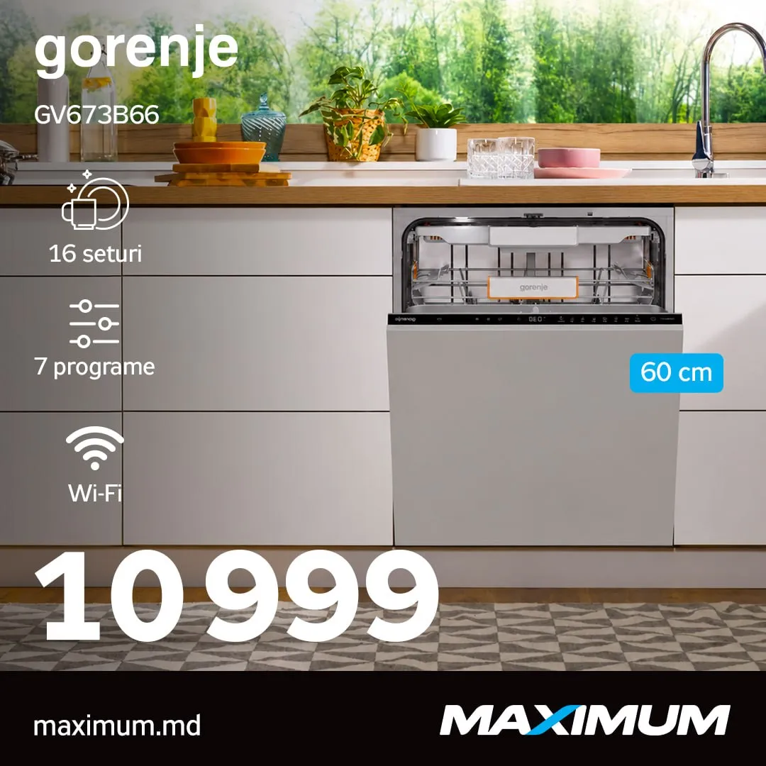 Maximum: Посудомоечные машины Gorenje делают вашу жизнь проще
