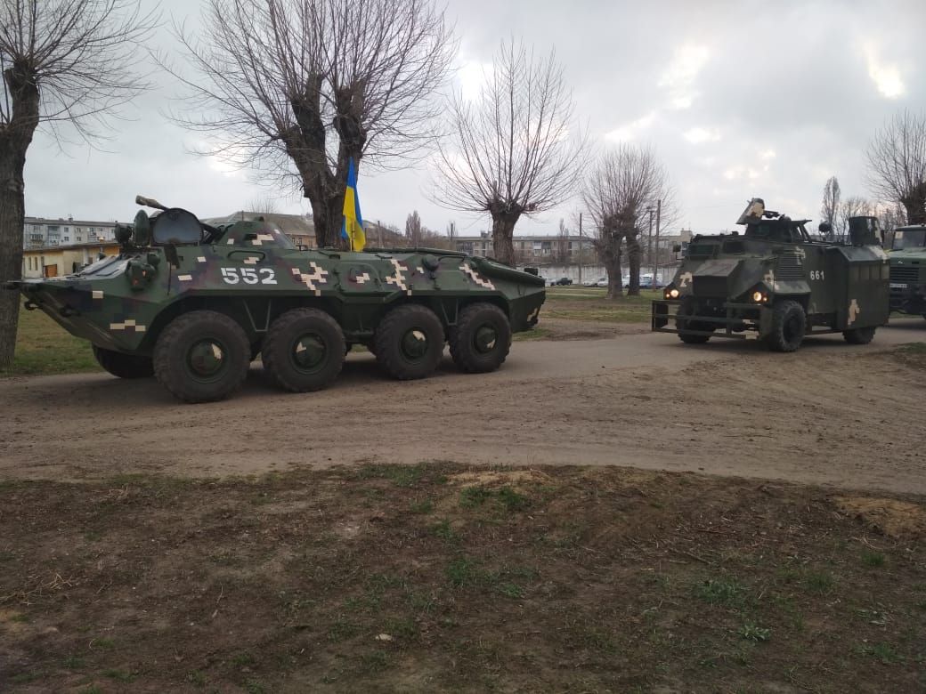 Украинские пограничники проводят учения возле Молдовы