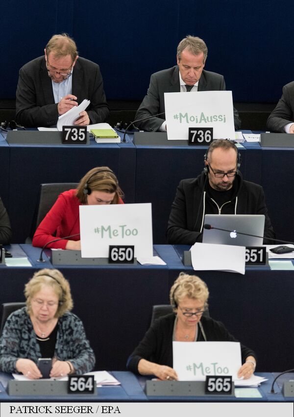 Deputații din Parlamentul European au lansat un apel împotriva hărțuirii sexuale