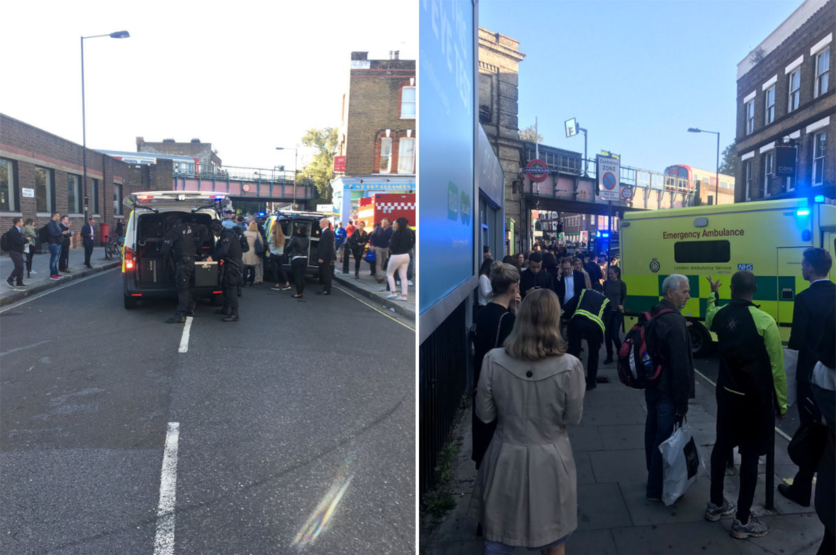 В лондонском метро произошел взрыв