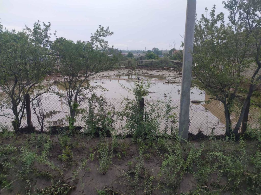 Наводнение в Гагаузии: уровень воды внутри домов превышает полметра