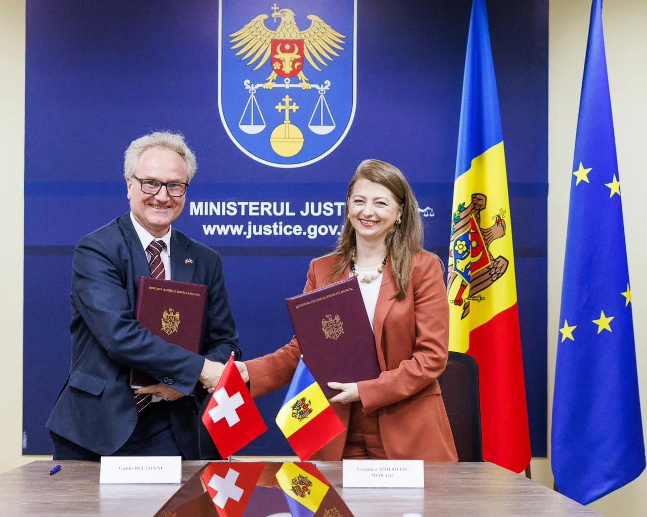 Moldova și Elveția au semnat un acord privind combaterea corupției și recuperarea activelor provenite din infracțiuni