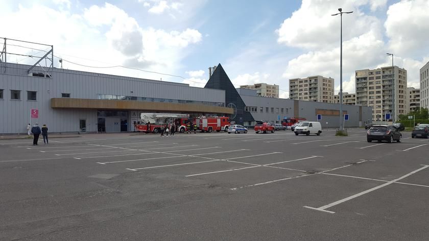 В варшавском супермаркете обрушился потолок