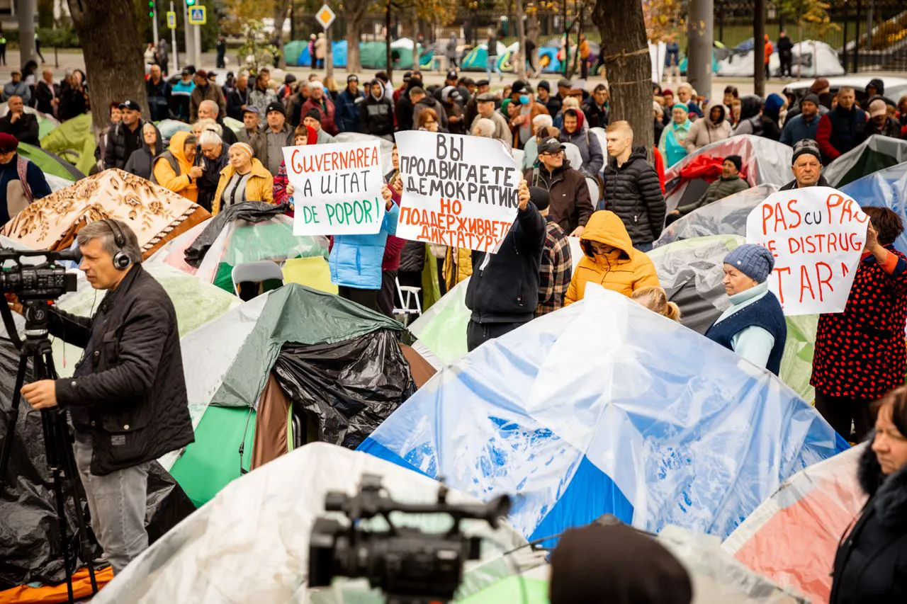 Сторонники партии "Шор" провели очередную акцию протеста