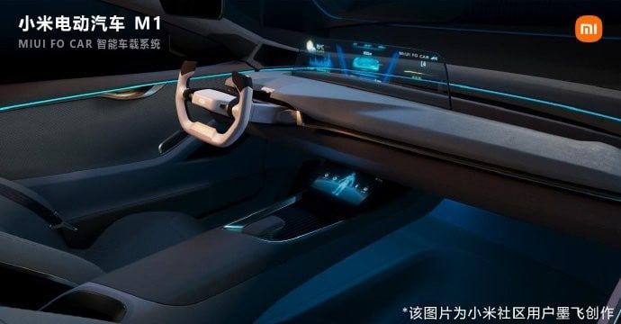 Похожа на Tesla: появились изображения первого электрокара Xiaomi