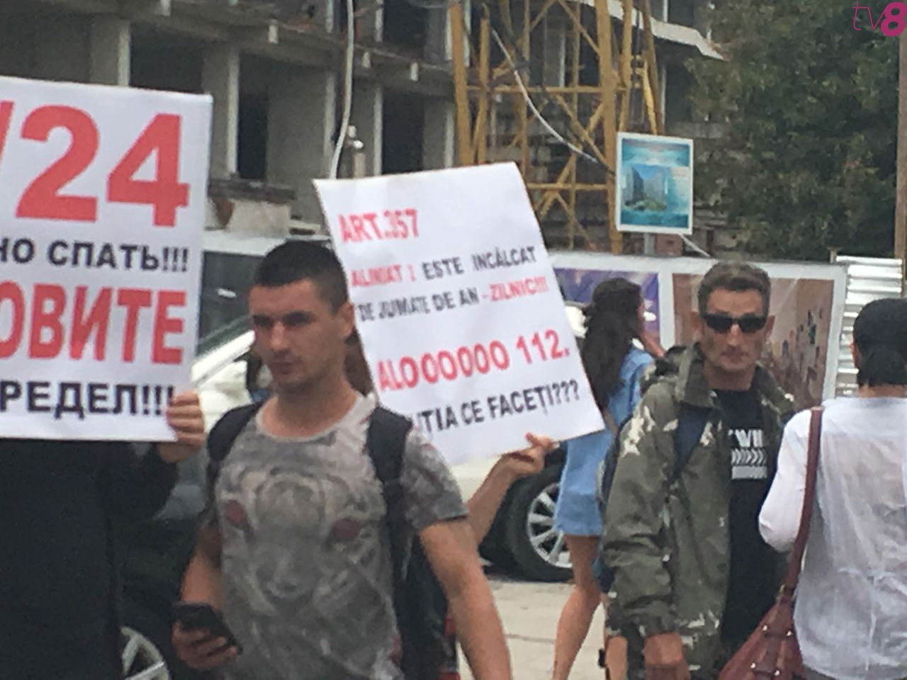 В Кишиневе прошел протест против строительства жилого комплекса