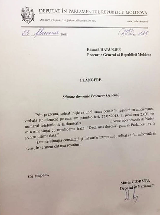 Noapte de coşmar pentru o deputată: Am fost ameninţată