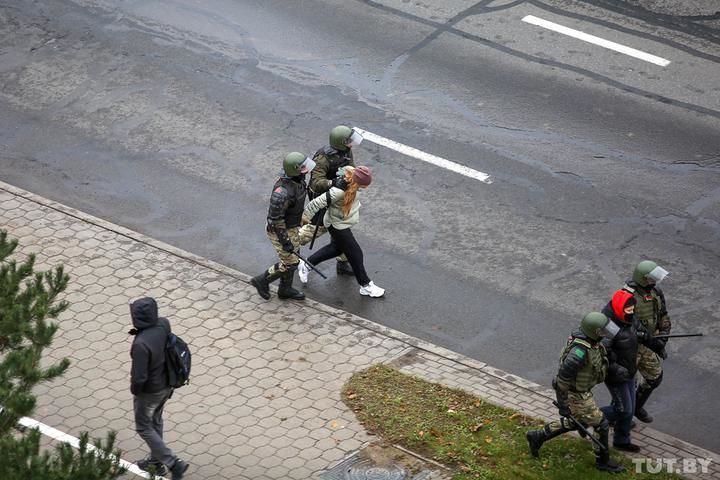 В ходе акции протестов в Белоруссии задержаны более 100 человек