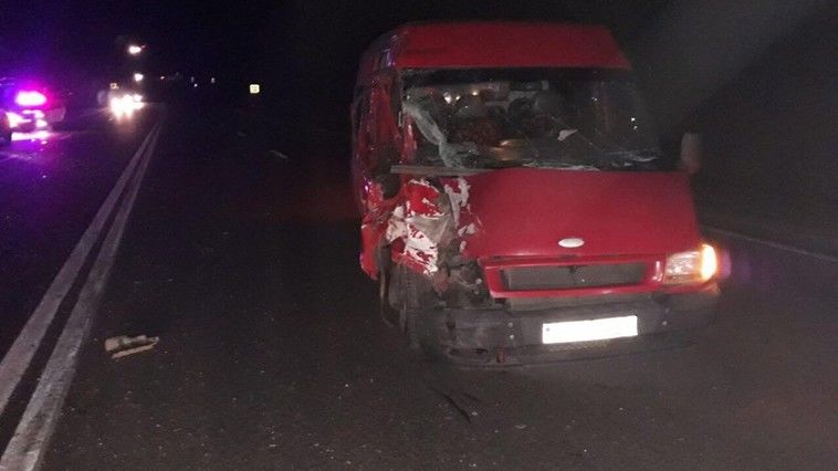 В Сынжерей автомобиль врезался в телегу, ехавшую по встречке без кучера